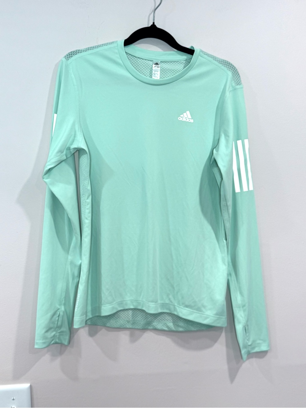 🔥Adidas Women's Mint Long-Sleeve Performance Top Size XS EC🔥